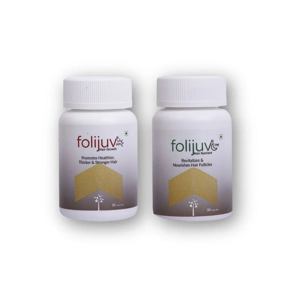 FOLIJUV Hair AM & PM Capsules Promote Healthy Hair Growth – 60 Veg Caps